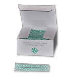 Paper Twist Tie - Green Stripes
