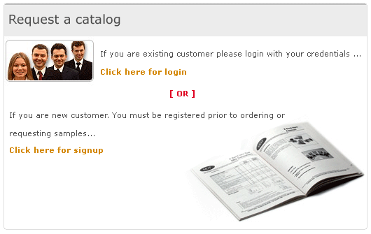 Request a Catalog
